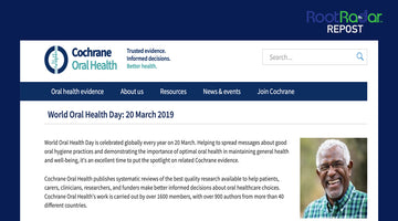 World Oral Health Day and an updated Cochrane Review