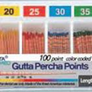 Gutta Percha Points (Meta Biomed): 0.2, 0.4 and 0.6 Taper