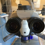 ScopeShield™ maintains a seal around the microscope optics at various interpupillary distances. Our proprietary materials are hypoallergenic and our innovative design provides direct visual access to microscope settings and adjustments, direct visualization of the patient, the procedure, and accompanying armamentarium