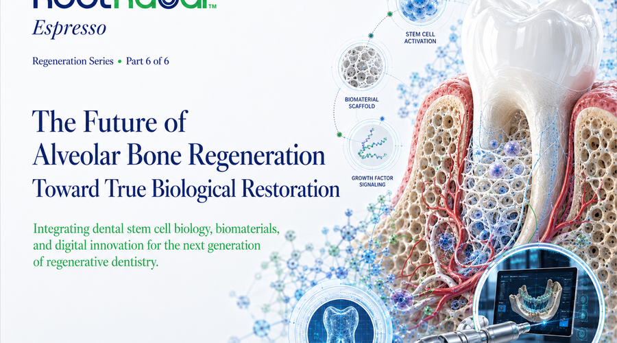 The Future of Alveolar Bone Regeneration: From Structural Repair to Biological Integration