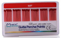 Gutta Percha Points (Meta Biomed): XF-FF-MF-ML-F-FM-M (Non Standard)